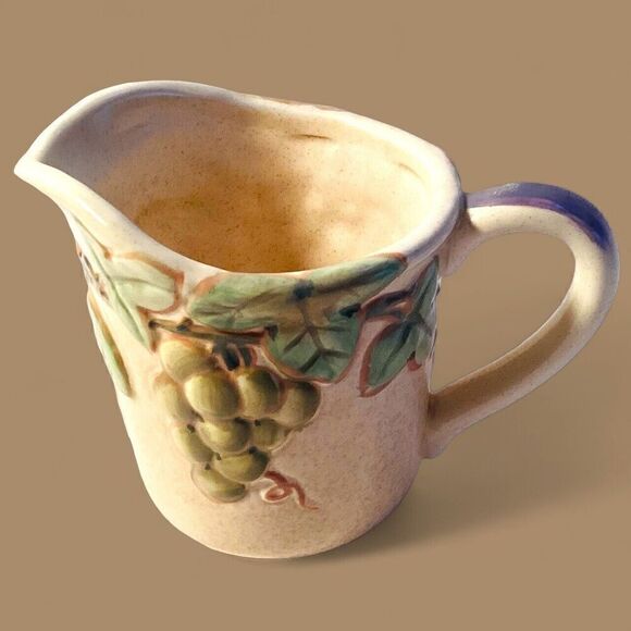 Mikasa Creamer "Chablis" retired in 2007, 3D Grapes on the Vines Cream Pitcher - Picture 7 of 7